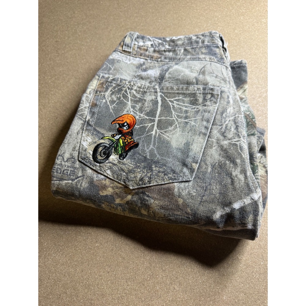 Empyre Realtree Edge Camo Double Knee Skate Pants Mens 28 Embroidered Motocross